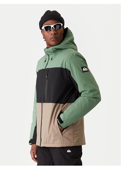 Quiksilver Kurtka snowboardowa Sycamore Block EQYTJ03503 Zielony Relaxed Fit ze sklepu MODIVO w kategorii Kurtki męskie - zdjęcie 188515829
