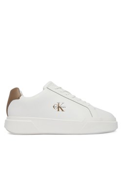 Calvin Klein Sneakersy Chunky Cupsole Laceup Lth YM0YM01344 Biały ze sklepu MODIVO w kategorii Buty sportowe męskie - zdjęcie 188515898
