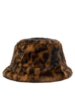 Guess Kapelusz Bucket W6RZ08 W3900 Brązowy ze sklepu MODIVO w kategorii Kapelusze damskie - zdjęcie 188515905