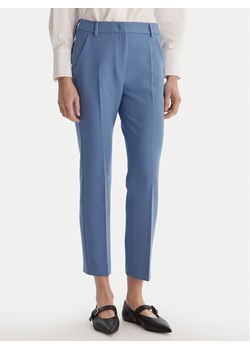 Weekend Max Mara Spodnie materiałowe Rana 2615131021 Błękitny Slim Fit ze sklepu MODIVO w kategorii Spodnie damskie - zdjęcie 188515916