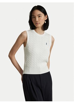 Polo Ralph Lauren Sweter 211971882001 Biały Slim Fit ze sklepu MODIVO w kategorii Swetry damskie - zdjęcie 188515918