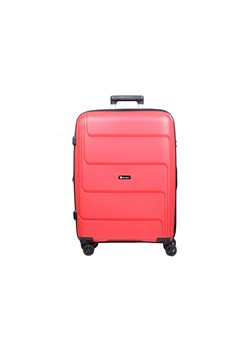 Czerwona duża walizka poszerzana z polipropylenu Hard Class ze sklepu Słoń Torbalski w kategorii Walizki - zdjęcie 188528695