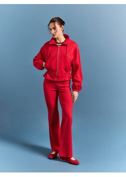 Mohito - Spodnie flare - czerwony ze sklepu Mohito w kategorii Spodnie damskie - zdjęcie 188529897