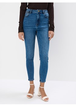 Mohito - Jeansy skinny PETITE - niebieski ze sklepu Mohito w kategorii Jeansy damskie - zdjęcie 188529976