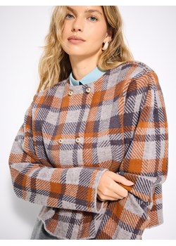 Mohito - Kardigan w kratę - szary ze sklepu Mohito w kategorii Swetry damskie - zdjęcie 188530027
