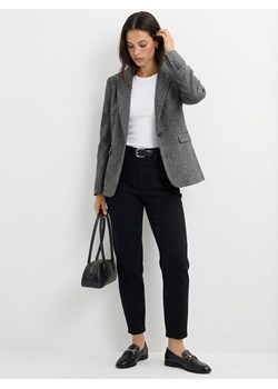 Mohito - Jeansy mom slim petite - czarny ze sklepu Mohito w kategorii Jeansy damskie - zdjęcie 188530105