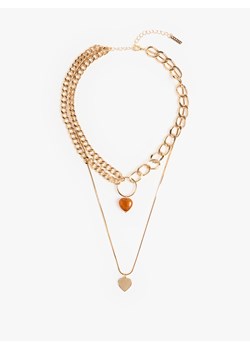 Mohito - Podwójny naszyjnik - złoty ze sklepu Mohito w kategorii Naszyjniki - zdjęcie 188530236