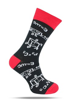 Skarpetki Bawełniane - Tematyczne - Wzór Matematyczny SKEMACSHSTR0150emc2 ze sklepu JegoSzafa.pl w kategorii Skarpetki męskie - zdjęcie 188531527