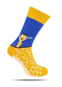 Skarpetki Bawełniane - Tematyczne - Żyrafa SKEMACSHSTR0157zyrafa ze sklepu JegoSzafa.pl w kategorii Skarpetki męskie - zdjęcie 188531565