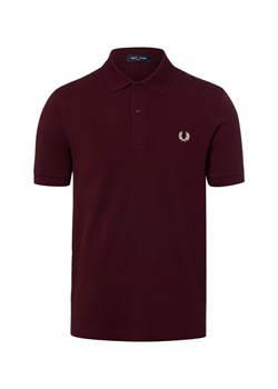 Fred Perry Męska koszulka polo Mężczyźni Bawełna bordowy jednolity ze sklepu vangraaf w kategorii T-shirty męskie - zdjęcie 188531586