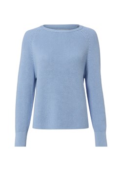 Marc O'Polo Sweter damski z dzianiny Kobiety Bawełna (100%) jasnoniebieski jednolity ze sklepu vangraaf w kategorii Swetry damskie - zdjęcie 188531597