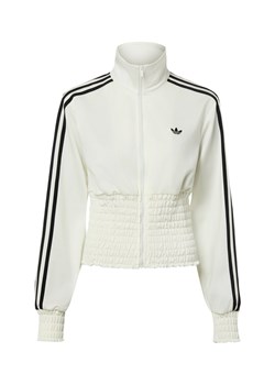 adidas Originals Damska bluza dresowa - Bluza dresowa Smocked Firebird Kobiety écru jednolity ze sklepu vangraaf w kategorii Bluzy damskie - zdjęcie 188531616