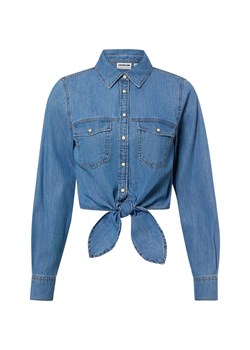 Noisy May Damska bluzka dżinsowa - NMHelsa Kobiety Bawełna (100%) denim jednolity ze sklepu vangraaf w kategorii Koszule damskie - zdjęcie 188531617