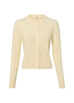 Levi's Kardigan damski Kobiety waniliowy wypukły wzór tkaniny ze sklepu vangraaf w kategorii Swetry damskie - zdjęcie 188531618