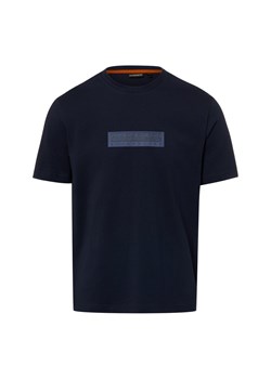 Napapijri Koszulka męska Mężczyźni Bawełna (100%) granatowy jednolity ze sklepu vangraaf w kategorii T-shirty męskie - zdjęcie 188531695