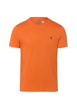 Polo Ralph Lauren Koszulka męska Mężczyźni Bawełna (100%) pomarańczowy jednolity ze sklepu vangraaf w kategorii T-shirty męskie - zdjęcie 188531737