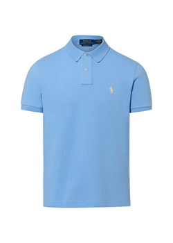 Polo Ralph Lauren Męska koszulka polo Mężczyźni Bawełna jasnoniebieski jednolity ze sklepu vangraaf w kategorii T-shirty męskie - zdjęcie 188531746