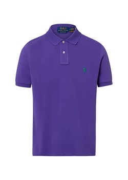Polo Ralph Lauren Męska koszulka polo Mężczyźni Bawełna lila jednolity ze sklepu vangraaf w kategorii T-shirty męskie - zdjęcie 188531747