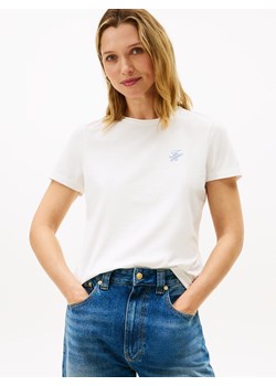 Tommy Hilfiger Koszulka damska Kobiety Dżersej écru jednolity ze sklepu vangraaf w kategorii Bluzki damskie - zdjęcie 188531778