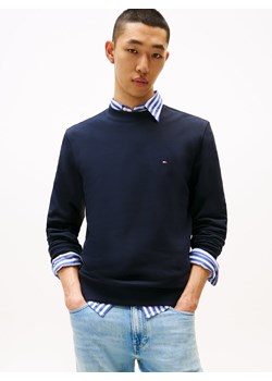 Tommy Hilfiger Bluza męska Mężczyźni Bawełna granatowy jednolity ze sklepu vangraaf w kategorii Bluzy męskie - zdjęcie 188531806