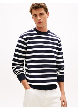 Tommy Hilfiger Bluza damska Kobiety Bawełna (100%) granatowy w paski ze sklepu vangraaf w kategorii Bluzy męskie - zdjęcie 188531817