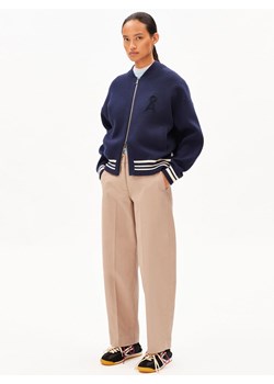 ARMEDANGELS Damskie spodnie materiałowe - Barrel Kobiety Bawełna brązowy jednolity ze sklepu vangraaf w kategorii Spodnie damskie - zdjęcie 188531866