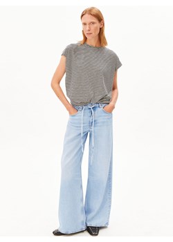 ARMEDANGELS Koszulka damska - Slub Kobiety Bawełna (100%) czarny w paski ze sklepu vangraaf w kategorii Bluzki damskie - zdjęcie 188531875