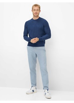 BRAX Męskie chinosy - Fabio Mężczyźni Bawełna jasnoniebieski jednolity ze sklepu vangraaf w kategorii Spodnie męskie - zdjęcie 188531876