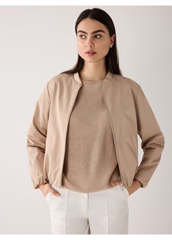 More & More Kurtka damska Kobiety Sztuczne włókno taupe jednolity ze sklepu vangraaf w kategorii Kurtki damskie - zdjęcie 188531888