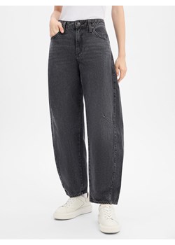 Levi's Dżinsy - Baggy Dad Barrel Kobiety Bawełna antracytowy jednolity ze sklepu vangraaf w kategorii Jeansy damskie - zdjęcie 188531906