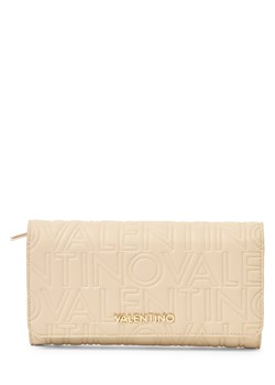 VALENTINO HANDBAGS Portfel damski Kobiety Sztuczna skóra beżowy wypukły wzór tkaniny ze sklepu vangraaf w kategorii Portfele damskie - zdjęcie 188531929