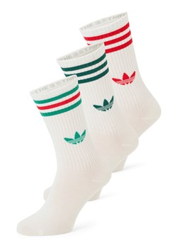 adidas Originals Skarpety w 3-paku Kobiety écru wzorzysty ze sklepu vangraaf w kategorii Skarpetki damskie - zdjęcie 188531935