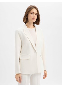 Y.A.S Marynarka damska - Likka Kobiety Sztuczne włókno écru jednolity ze sklepu vangraaf w kategorii Marynarki damskie - zdjęcie 188531948