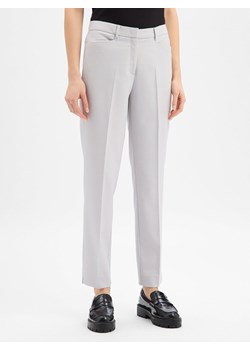 More & More Spodnie - Hedy Kobiety jasny szary wypukły wzór tkaniny ze sklepu vangraaf w kategorii Spodnie damskie - zdjęcie 188531967