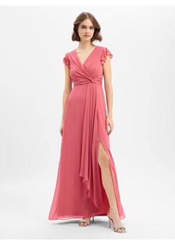 Marie Lund Damska sukienka wieczorowa Kobiety Szyfon drzewo różane jednolity ze sklepu vangraaf w kategorii Sukienki - zdjęcie 188531985