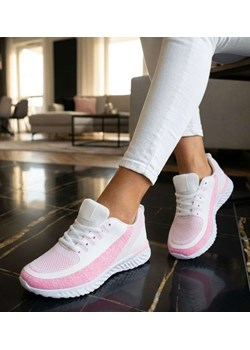 Wygodne sznurowane buty sportowe damskie /D2-2 18652 T255/ ze sklepu Pantofelek24.pl w kategorii Buty sportowe damskie - zdjęcie 188532506