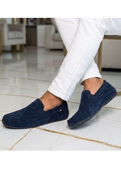 Zamszowe buty męskie wsuwane mokasyny /F2-2 16629 S398/ ze sklepu Pantofelek24.pl w kategorii Mokasyny męskie - zdjęcie 188532569