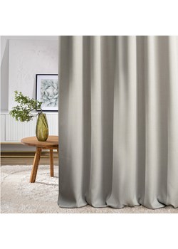 Zasłona zaciemniająca na taśmie marszczącej blackout strukturalny szary 140 x 280 cm 1 szt. ze sklepu dekoria.pl w kategorii Zasłony - zdjęcie 188533947