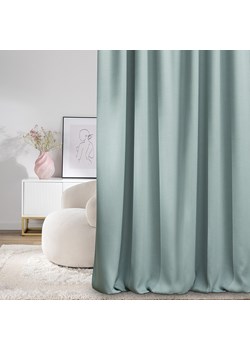 Zasłona zaciemniająca na taśmie marszczącej blackout strukturalny miętowy 140 x 280 cm 1 szt. ze sklepu dekoria.pl w kategorii Zasłony - zdjęcie 188533968