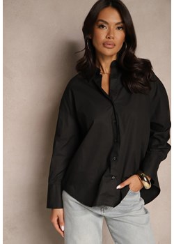 Czarna Casualowa Koszula z Bawełny Naliraella ze sklepu renee.pl w kategorii Koszule damskie - zdjęcie 188534077