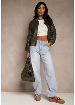 Niebieskie Jeansy Slouchy High Waist Vilinnessa ze sklepu renee.pl w kategorii Jeansy damskie - zdjęcie 188534179