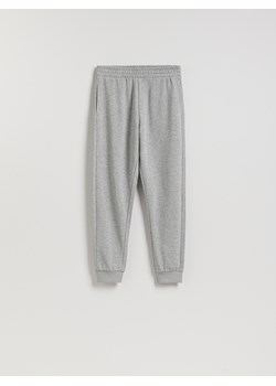 Reserved - Spodnie dresowe ze ściągaczem - jasnoszary ze sklepu Reserved w kategorii Spodnie damskie - zdjęcie 188534736