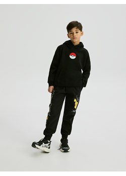 Reserved - Dresowe spodnie Pokémon - czarny ze sklepu Reserved w kategorii Spodnie chłopięce - zdjęcie 188535357
