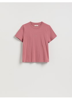 Reserved - T-shirt z nadrukiem - różowy ze sklepu Reserved w kategorii Bluzki damskie - zdjęcie 188535546
