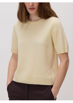 Reserved - Wełniany sweter - jasnożółty ze sklepu Reserved w kategorii Swetry damskie - zdjęcie 188535696