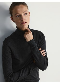 Reserved - Golf z wełną - ciemnoszary ze sklepu Reserved w kategorii Swetry damskie - zdjęcie 188535705