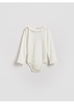 Reserved - Strukturalne body - złamana biel ze sklepu Reserved w kategorii Body niemowlęce - zdjęcie 188535717