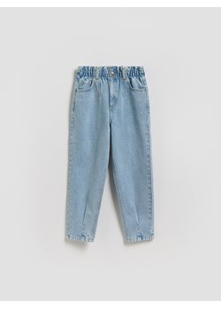 Reserved - Jeansy paperbag - niebieski ze sklepu Reserved w kategorii Spodnie dziewczęce - zdjęcie 188536275