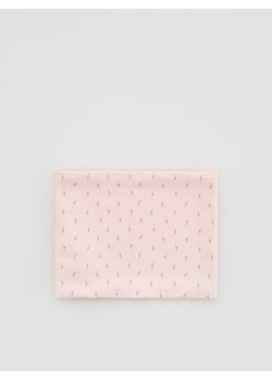 Reserved - Bawełniany komin z nadrukiem - pastelowy róż ze sklepu Reserved w kategorii Szaliki dziecięce - zdjęcie 188536528