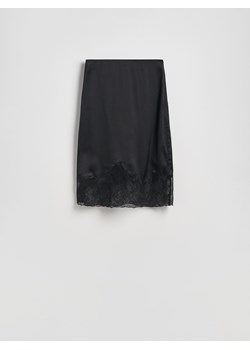 Reserved - Spódnica z koronką - czarny ze sklepu Reserved w kategorii Spódnice - zdjęcie 188536538
